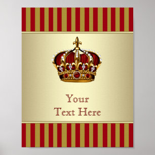 Póster Red and Gold Prince Poster