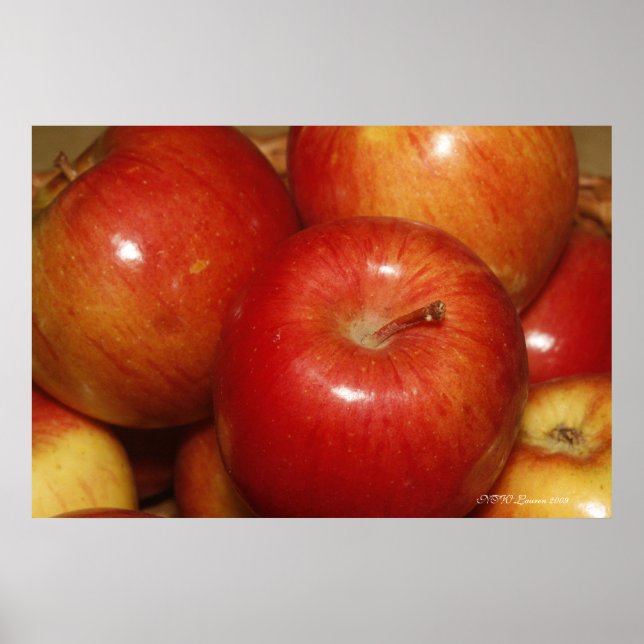 Póster Red Apples (Frente)