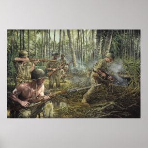 Póster Red Arrow at War by Michael Gnatek Print