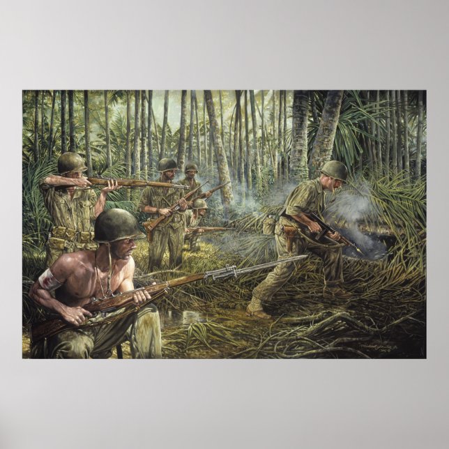 Póster Red Arrow at War by Michael Gnatek Print (Frente)
