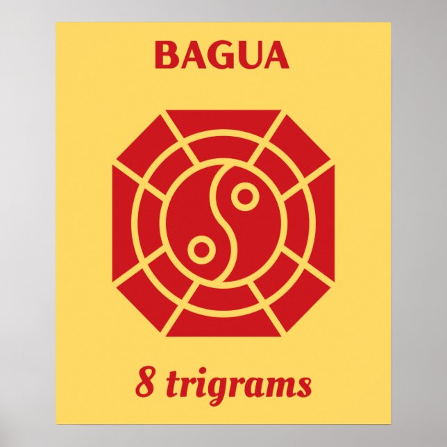 Póster Red Bagua - FengShui (Frente)