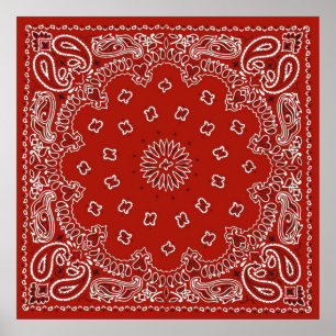 Póster Red Bandana