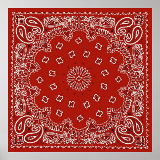 Póster Red Bandana