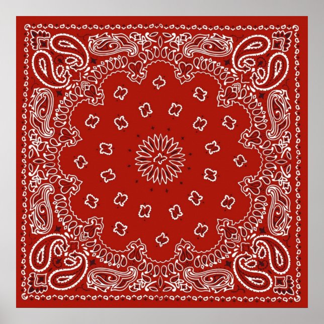 Póster Red Bandana (Frente)