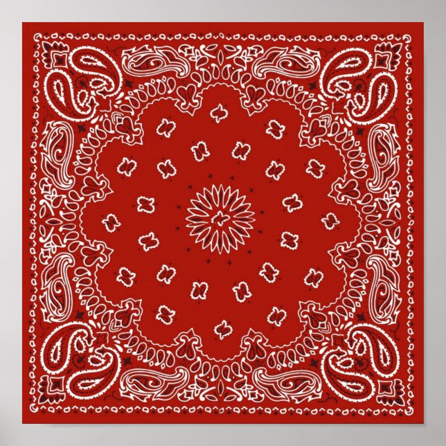 Póster Red Bandana (Frente)