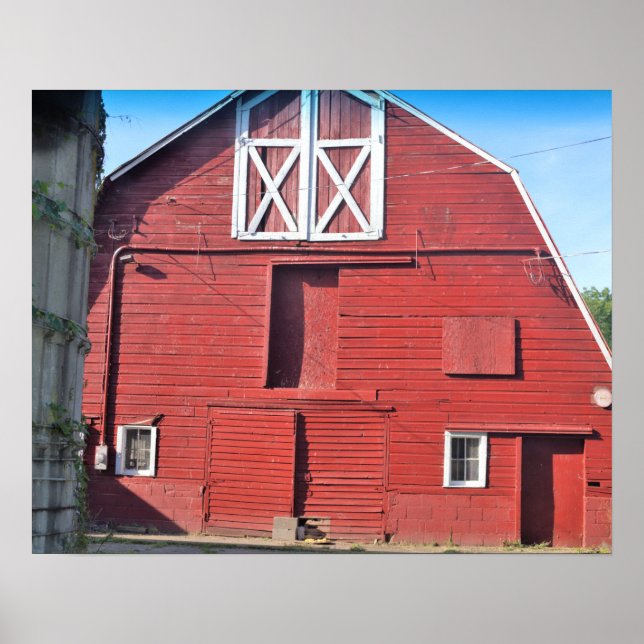 Póster Red Barn Photo (Frente)