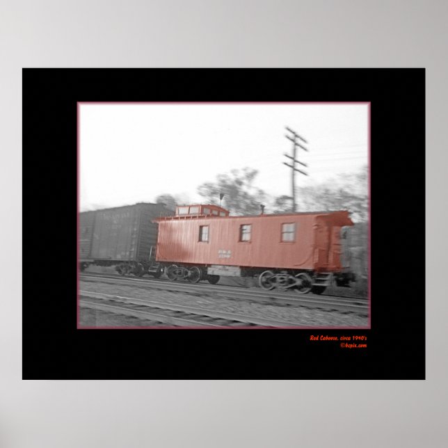 Póster Red Caboose, Poster de los años 40 (Frente)