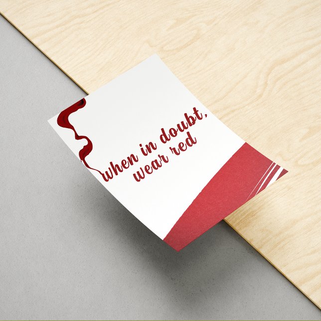 Póster Red Confidence Nail Salon Art (Subido por el creador)