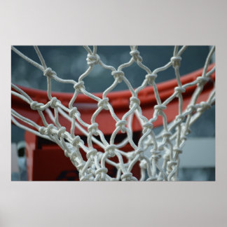 Póster Red de baloncesto