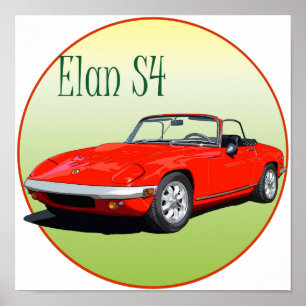 Póster Red Elan S4