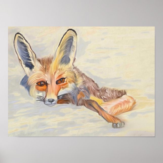 Póster Red Fox 🦊 (Frente)