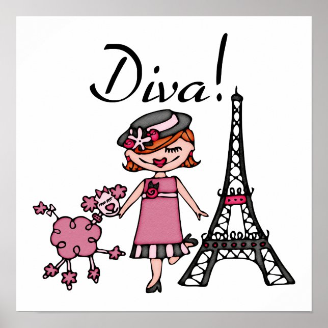 Póster Red Hair Diva (Frente)