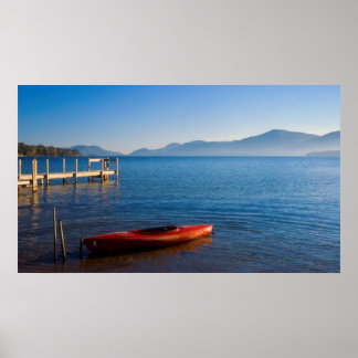 Póster Red Kayak