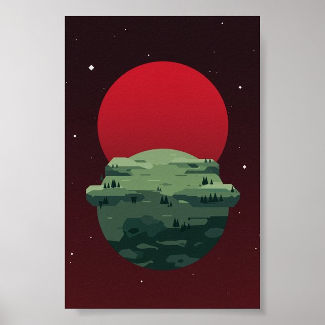 Póster Red Moon Rising (Frente)