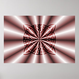 Póster Red original de Knot celta
