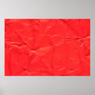 Póster Red paper abstract texture backgroundabstract, age