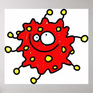 Póster Red Personalizado Germ