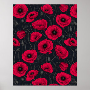 Póster Red Poppies