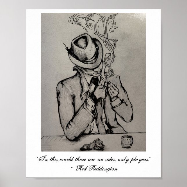 Póster Red Reddington Sketch Poster (Frente)