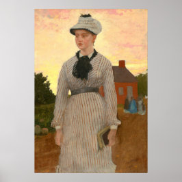 Póster Red School House - Poster Bella Artes Winslow Home