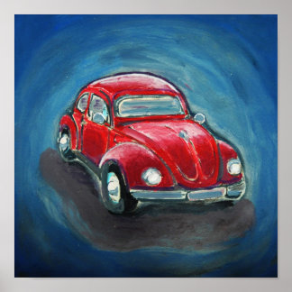 Póster Red Slug Bug