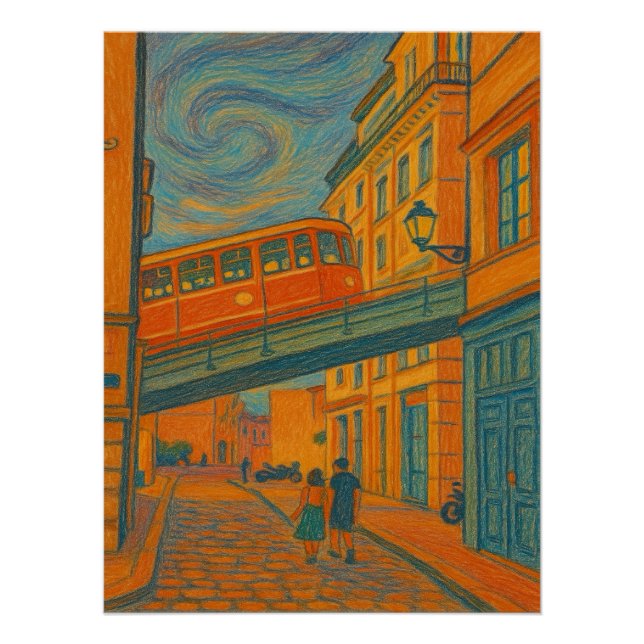 Póster Red Tramway  (Anverso)