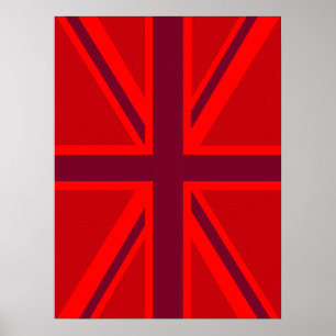 Póster Red Union Jack