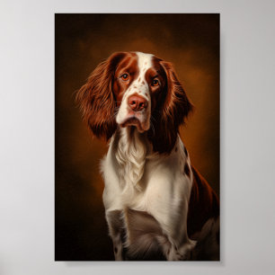Póster Red y White Setter irlandeses