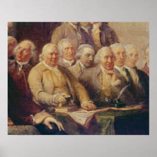 Póster Redacción de la Declaración de Independencia
