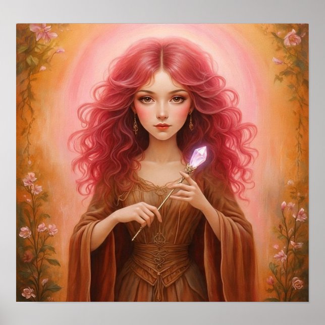 Póster RedCrystalWitch (Frente)