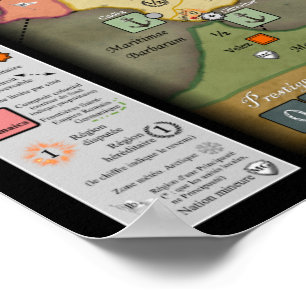 Póster Rediseño del tablero de juegos de Grand Siècle (ve