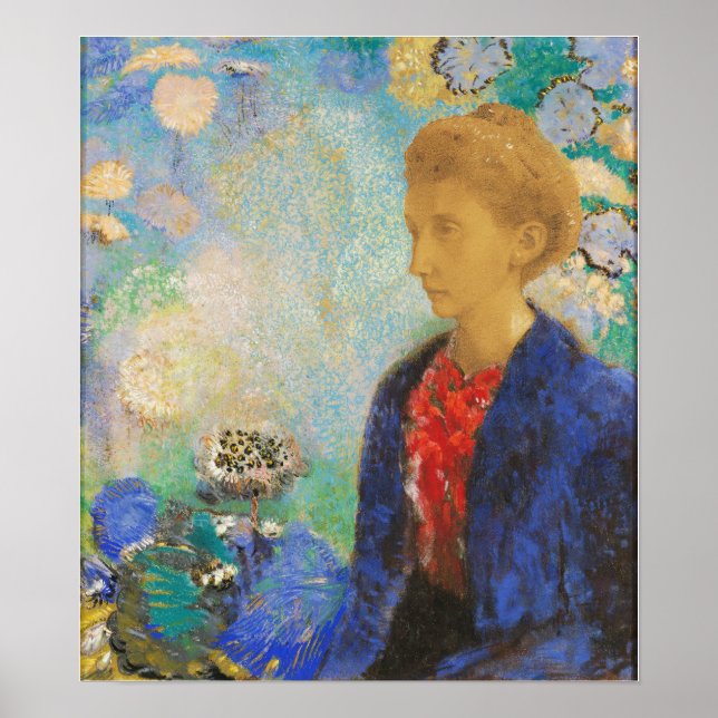 Póster Redon - Baronesa De Domecy (Frente)