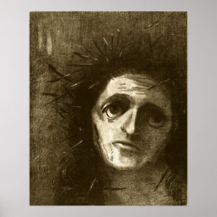 Póster Redon - Cristo 1887