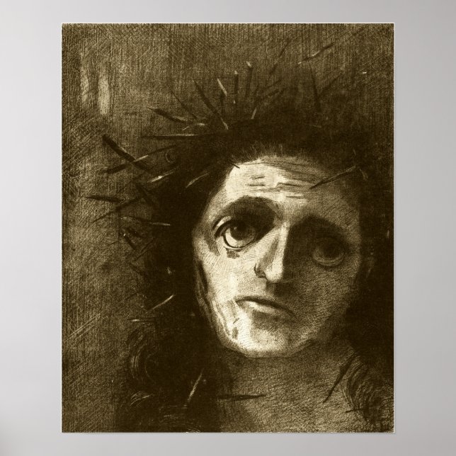 Póster Redon - Cristo 1887 (Frente)