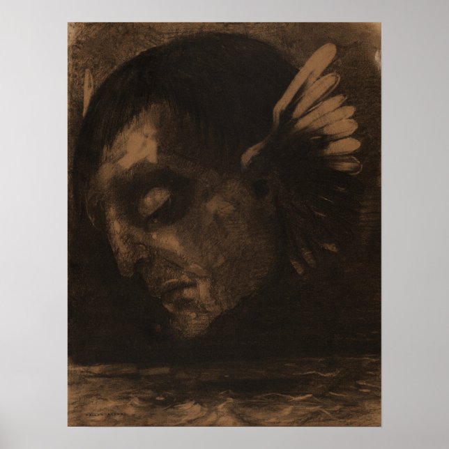 Póster Redon - Lágrimas (Les Pleurs) (Frente)