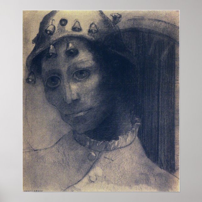 Póster Redon - Locura 1883 (Frente)