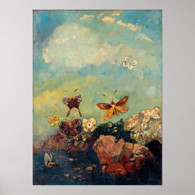 Póster Redon - Mariposas (Frente)