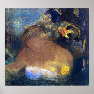 Póster Redon - Ophelia 1898