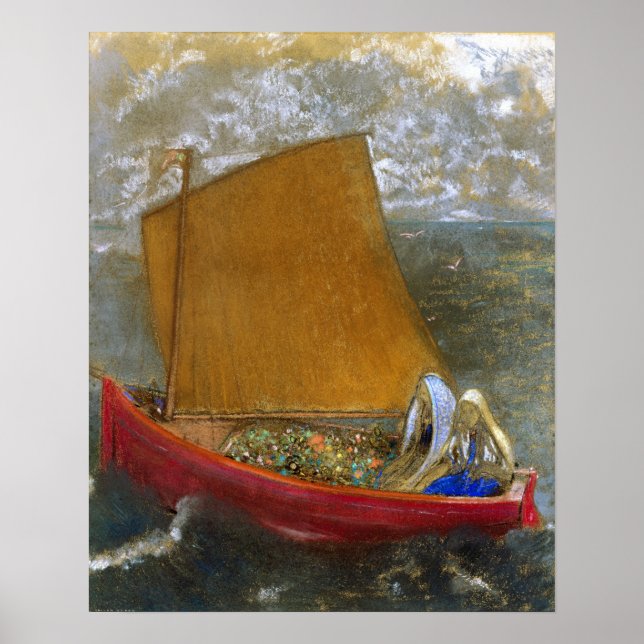 Póster Redon - The Yellow Sail (Frente)