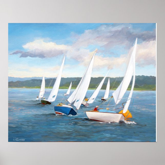 Póster Redondear la boya (Frente)