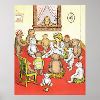 Póster Redondeo de osos de Teddy