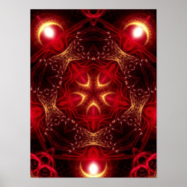 Póster Redstaro Geometry Fractal Art Poster (Frente)