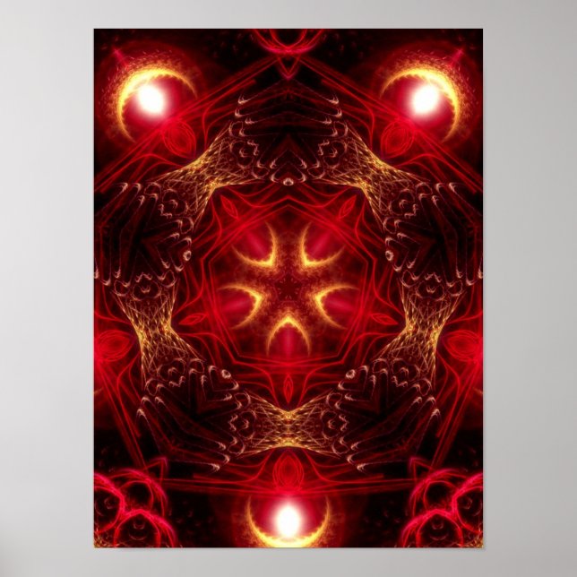 Póster Redstaro Geometry Fractal Art Poster (Frente)