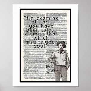 Póster "Reexamina todo lo que te han dicho...