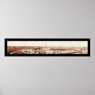 Póster Refinería del río Wood Foto 1908