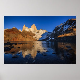 Póster Reflection Of Fitz Roy At Sunrise