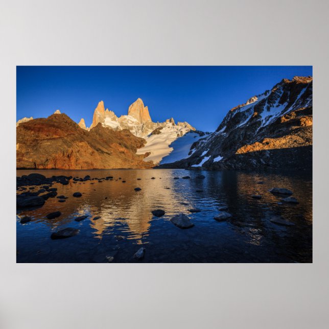 Póster Reflection Of Fitz Roy At Sunrise (Frente)