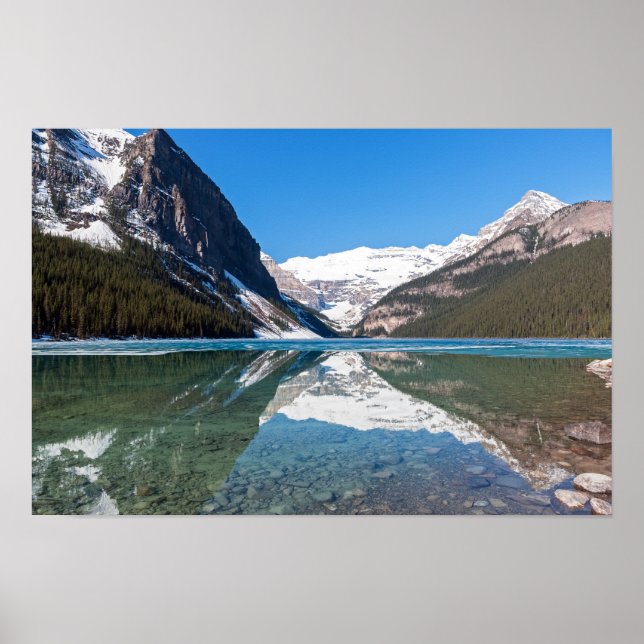 Póster Reflection on Lake Louise - Banff NP, Canada (Frente)