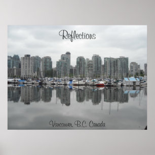 Póster Reflections - Vancouver, C.B.