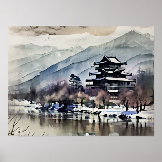 Póster Reflective Castle (Frente)